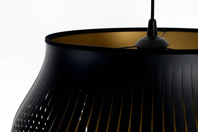 Suspension Luminaire | OBLO (Noir/Doré)
