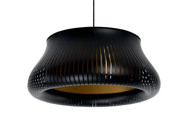 Suspension Luminaire | OBLO (Noir/Doré)