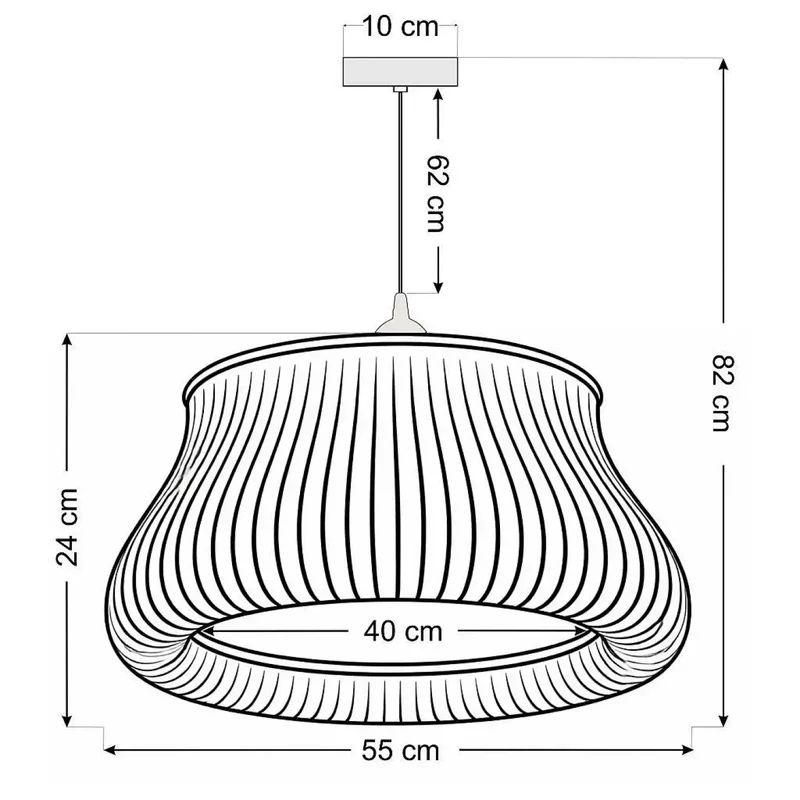Suspension Luminaire | OBLO (Blanc)