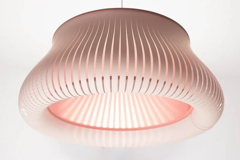 Suspension Luminaire | OBLO (Blanc/Rose)