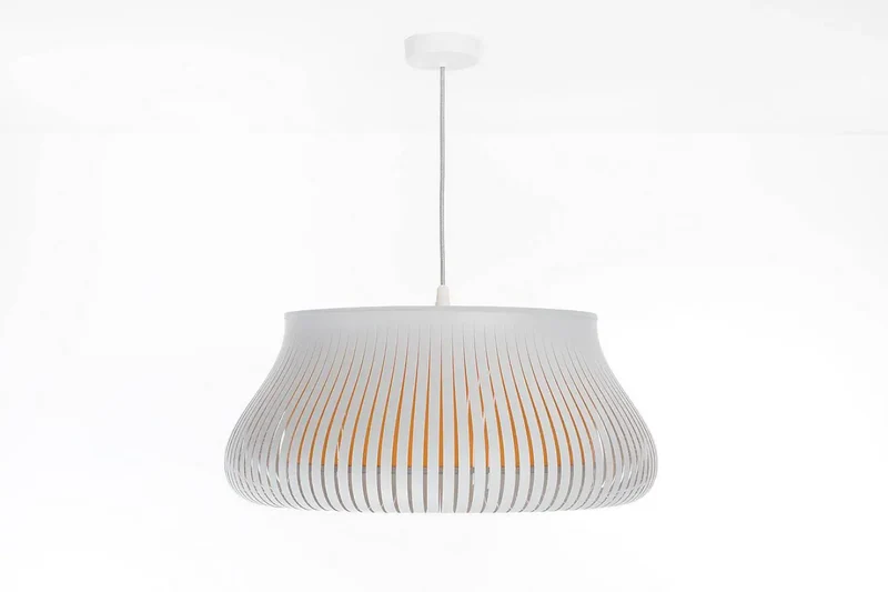Suspension Luminaire | OBLO (Blanc/Jaune)