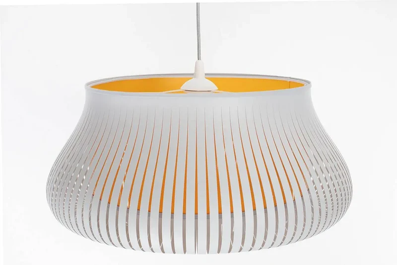 Suspension Luminaire | OBLO (Blanc/Jaune)