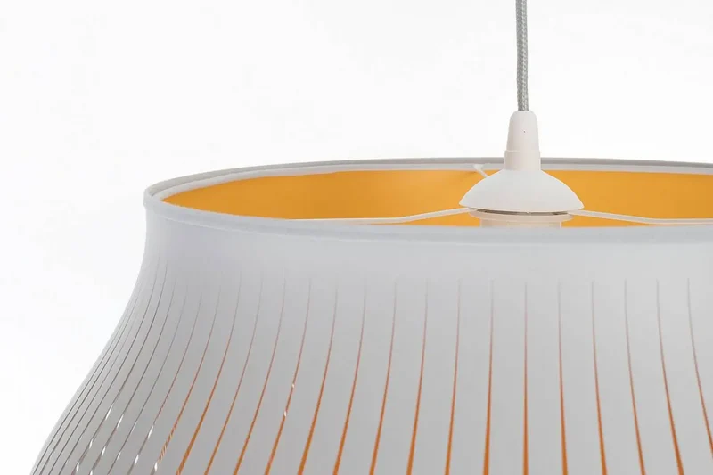 Suspension Luminaire | OBLO (Blanc/Jaune)