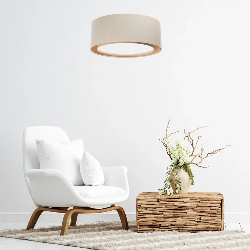 Suspension Luminaire | DUO BOHO (Crème)