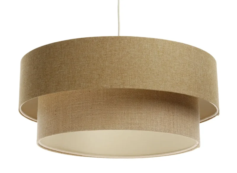 Suspension Luminaire | DUO BOHO ELEGANT (Marron/Beige/Ecru)
