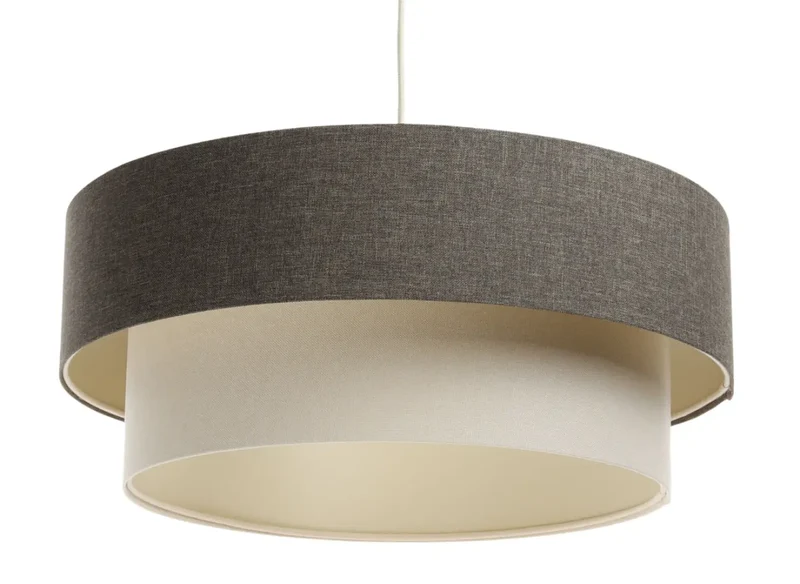 Suspension Luminaire | DUO BOHO ELEGANT (Graphite/Crème/Ecru)