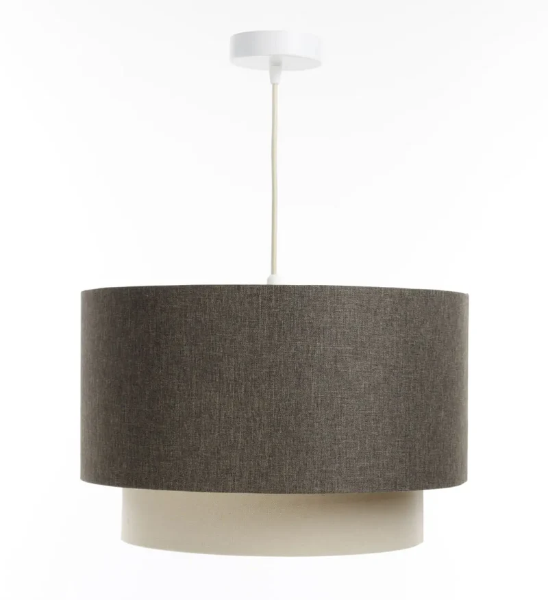 Suspension Luminaire | DUO BOHO ELEGANT (Graphite/Crème/Ecru)