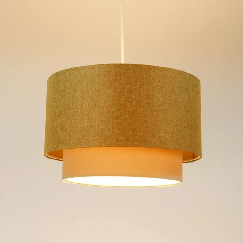 Suspension Luminaire | DUO BOHO ELEGANT (Caramel/Crème/Ecru)