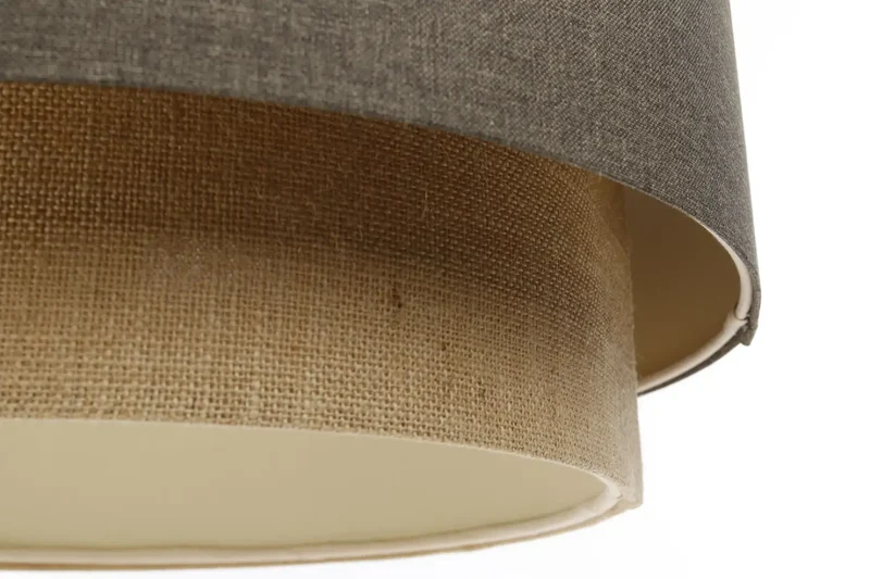 Suspension Luminaire | DUO BOHO ELEGANT (Marron Gris/Beige/Ecru)