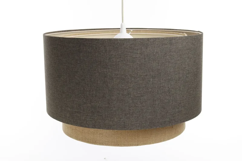 Suspension Luminaire | DUO BOHO ELEGANT (Marron Gris/Beige/Ecru)