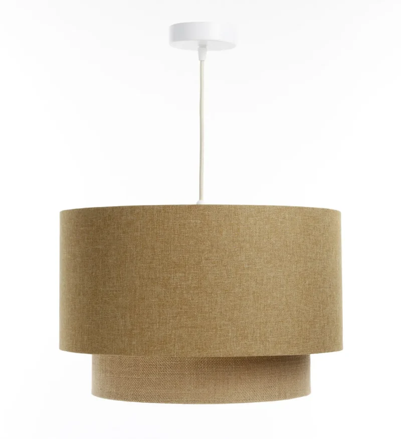 Suspension Luminaire | DUO BOHO ELEGANT (Moutarde/Beige/Ecru)