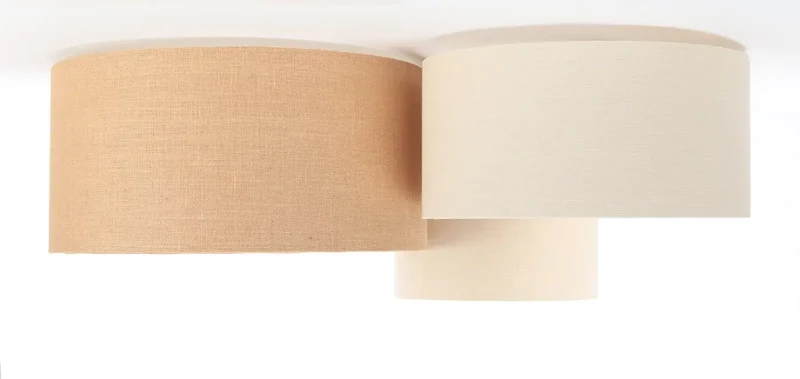 Luminaire Plafonnier | TRIO BOHO (Blanc Crème/Caramel/Ecru)