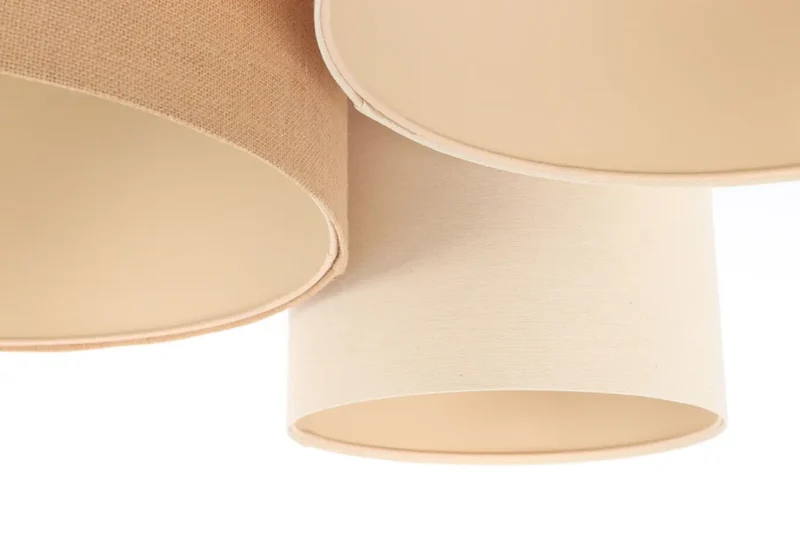Luminaire Plafonnier | TRIO BOHO (Blanc Crème/Caramel/Ecru)