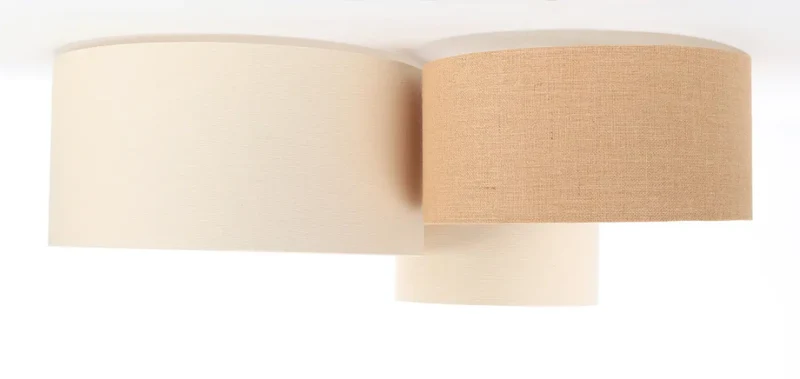 Luminaire Plafonnier | TRIO BOHO (Blanc Crème/Beige/Ecru)