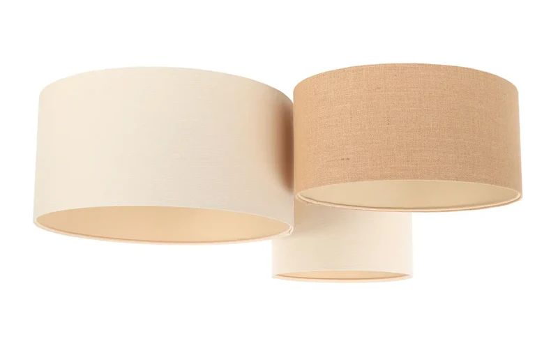 Luminaire Plafonnier | TRIO BOHO (Blanc Crème/Beige/Ecru)