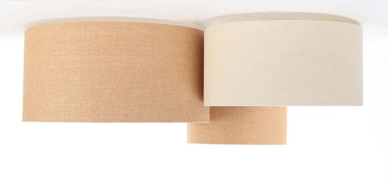 Luminaire Plafonnier | TRIO BOHO (Beige/Blanc Crème)