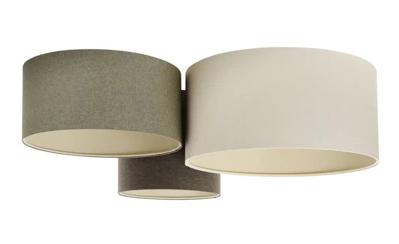 Luminaire Plafonnier | TRIO BOHO ELEGANT (Marron Gris/Vert Gris/Crème)