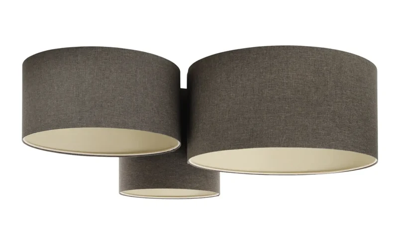 Luminaire Plafonnier | TRIO BOHO ELEGANT (Marron Gris/Ecru)
