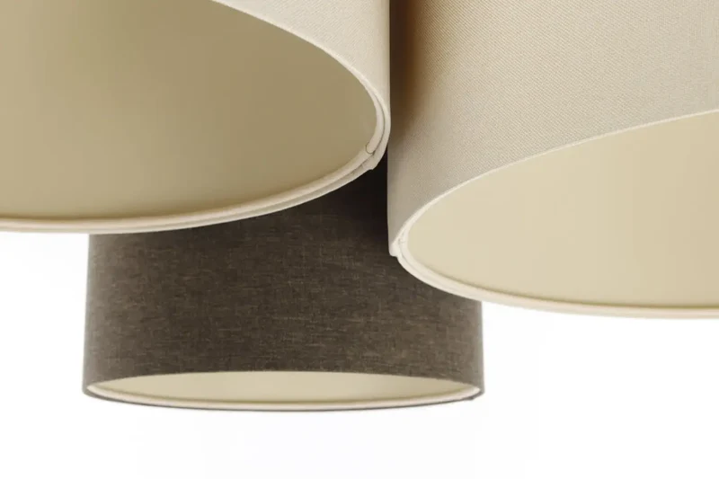 Luminaire Plafonnier | TRIO BOHO ELEGANT (Marron Gris/Ecru/Crème)