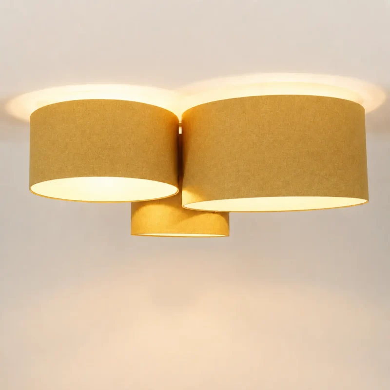 Luminaire Plafonnier | TRIO BOHO ELEGANT (Moutarde/Ecru)