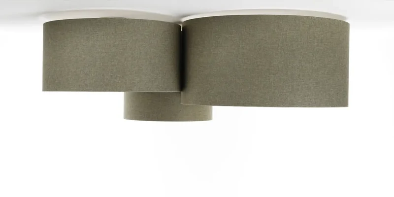 Luminaire Plafonnier | TRIO BOHO ELEGANT (Vert Gris/Ecru)