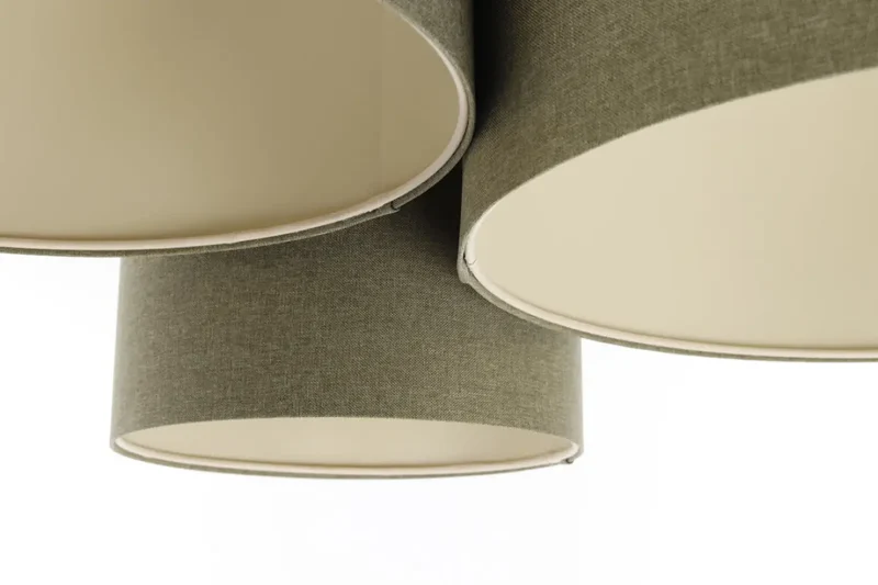 Luminaire Plafonnier | TRIO BOHO ELEGANT (Vert Gris/Ecru)