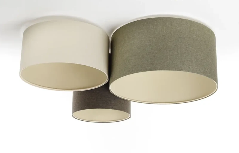 Luminaire Plafonnier | TRIO BOHO ELEGANT (Crème/Vert/Graphite/Ecru)