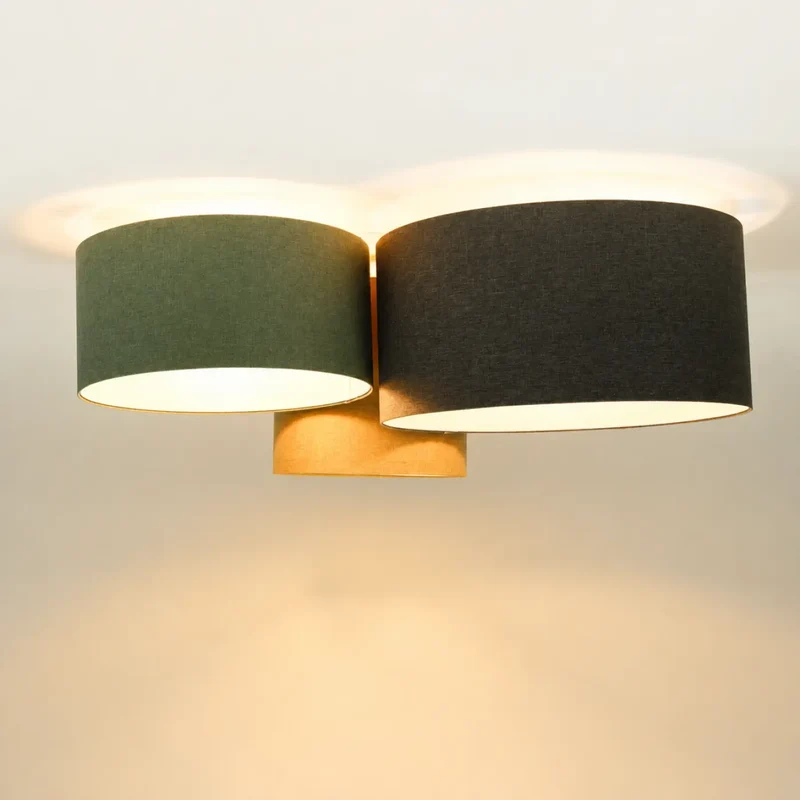Luminaire Plafonnier | TRIO BOHO ELEGANT (Graphite/Vert Gris/Moutarde/Ecru)
