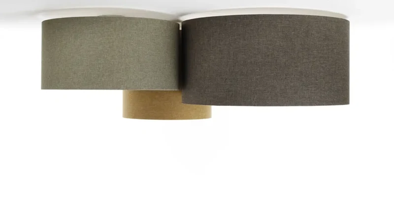 Luminaire Plafonnier | TRIO BOHO ELEGANT (Graphite/Vert Gris/Moutarde/Ecru)