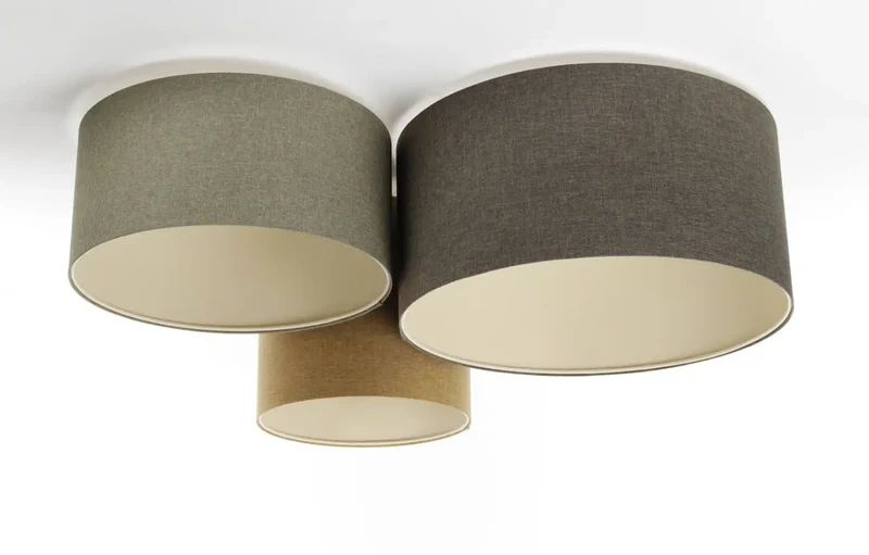 Luminaire Plafonnier | TRIO BOHO ELEGANT (Graphite/Vert Gris/Moutarde/Ecru)
