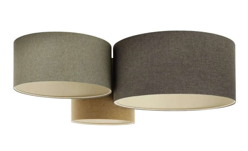 Luminaire Plafonnier | TRIO BOHO ELEGANT (Graphite/Vert Gris/Moutarde/Ecru)
