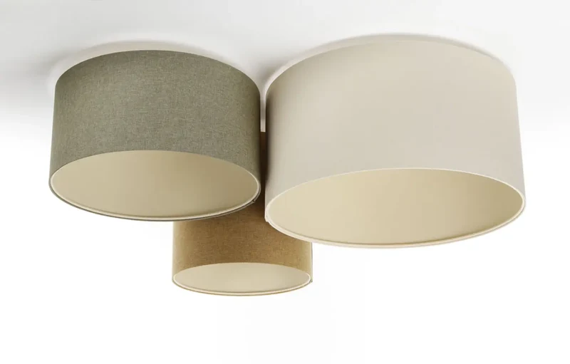 Luminaire Plafonnier | TRIO BOHO ELEGANT (Crème/Gris Vert/Moutarde/Ecru)