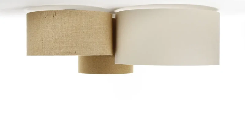 Luminaire Plafonnier | TRIO BOHO ELEGANT (Moutarde/Beige/Crème/Ecru)