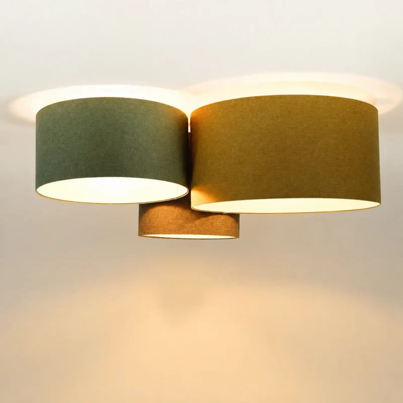 Luminaire Plafonnier | TRIO BOHO ELEGANT (Moutarde/Gris Vert/Graphite/Ecru)