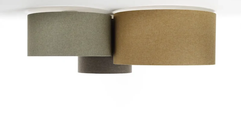Luminaire Plafonnier | TRIO BOHO ELEGANT (Moutarde/Gris Vert/Graphite/Ecru)