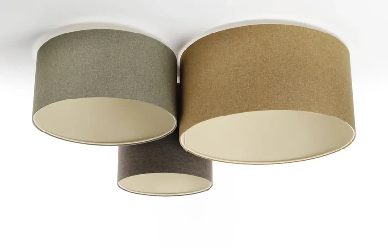 Luminaire Plafonnier | TRIO BOHO ELEGANT (Moutarde/Gris Vert/Graphite/Ecru)