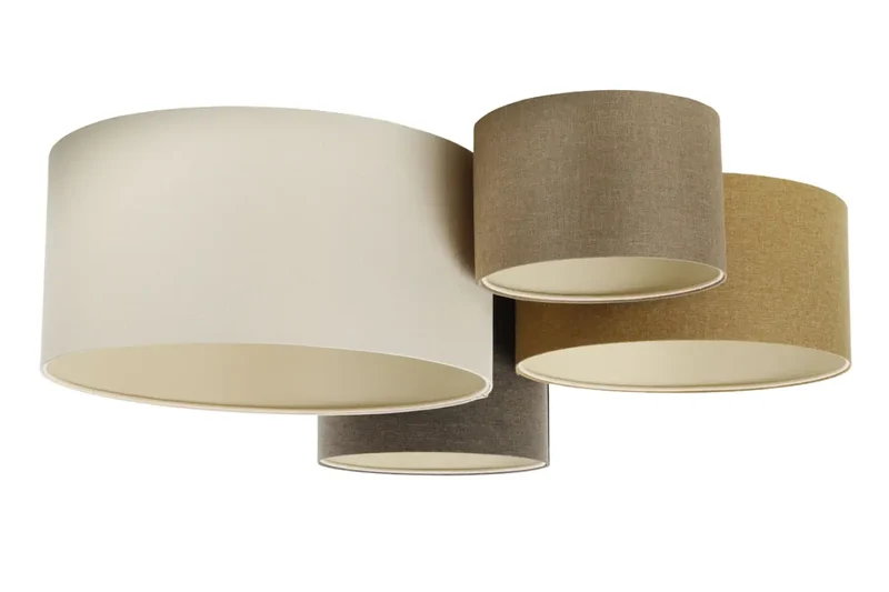 Luminaire Plafonnier | 4FLAMES BOHO ELEGANT (Crème/Beige/Caramel/Graphite/Ecru)