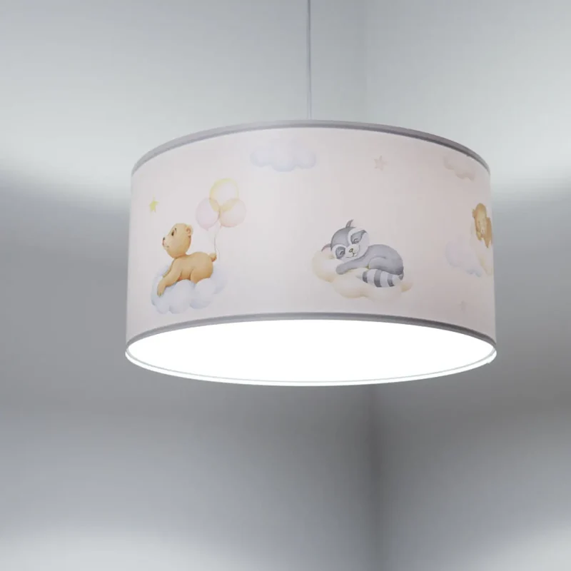 Suspension Luminaire | SWEET DREAMS FOTO (Blanc/Bleu Pastel/Jaune/Marron Clair)