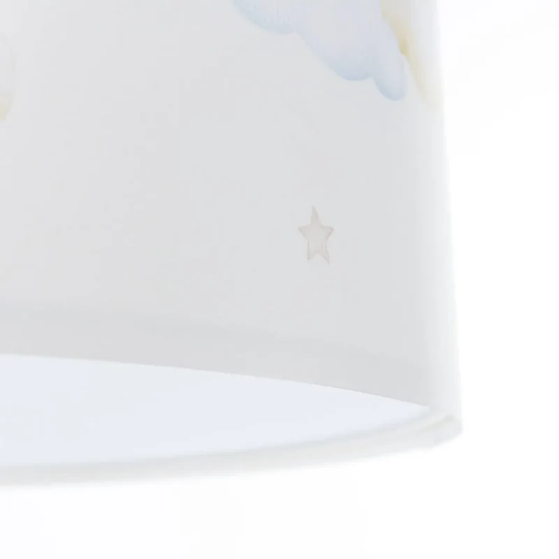 Suspension Luminaire | SWEET DREAMS FOTO (Blanc/Bleu Pastel/Jaune/Marron Clair)