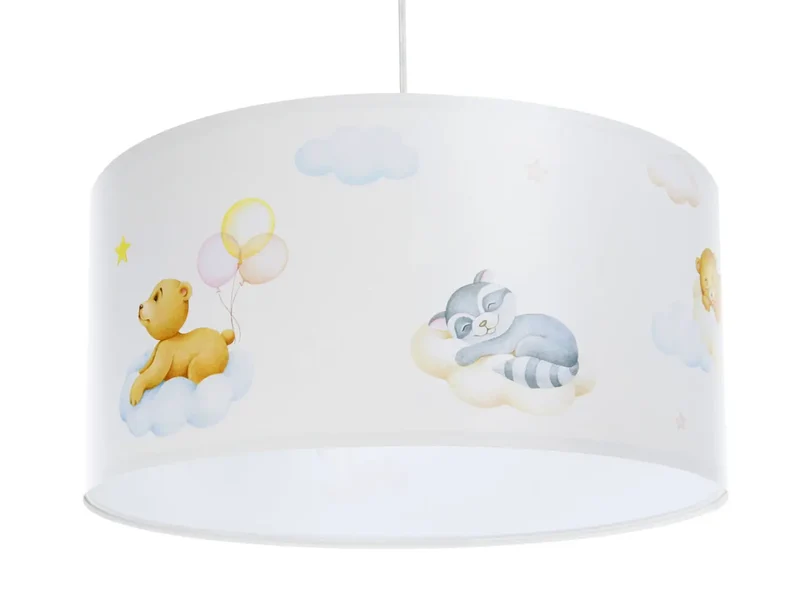 Suspension Luminaire | SWEET DREAMS FOTO (Blanc/Bleu Pastel/Jaune/Marron Clair)