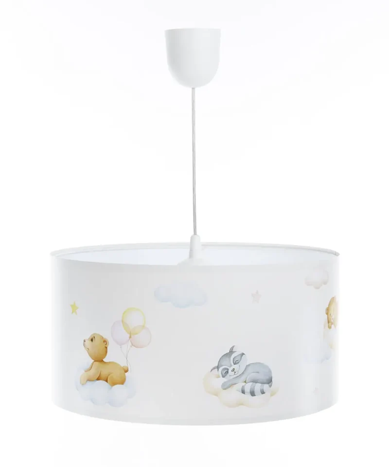Suspension Luminaire | SWEET DREAMS FOTO (Blanc/Bleu Pastel/Jaune/Marron Clair)