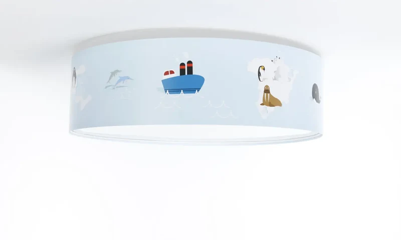 Luminaire Plafonnier | SWEET DREAMS (Bleu Clair/Blanc/Marron)