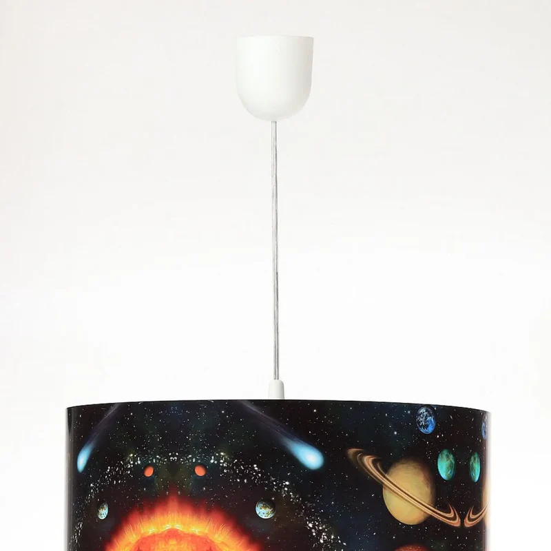 Suspension Luminaire | FOTO KIDS GALAXY (Noir/Multicolore)