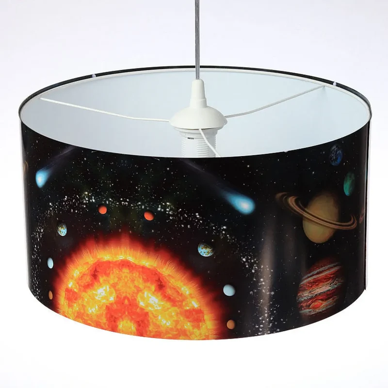Suspension Luminaire | FOTO KIDS GALAXY (Noir/Multicolore)