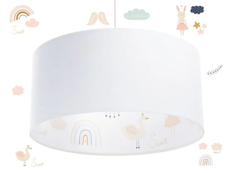 Suspension Luminaire | SWEET DREAMS CLASSIC (Orange/Blanc)