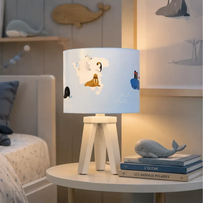Lampe de Table | SWEET DREAMS (Bleu Clair / Blanc / Marron)