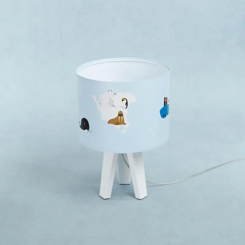 Lampe de Table | SWEET DREAMS (Bleu Clair / Blanc / Marron)