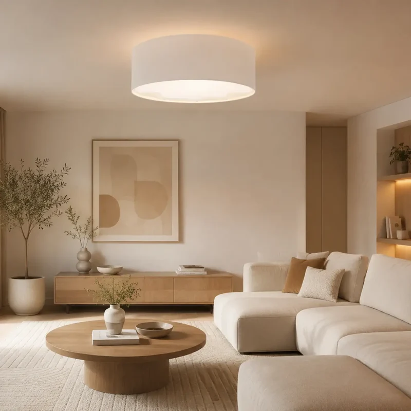 Luminaire Plafonnier | GRIS PERL (Blanc Perle)