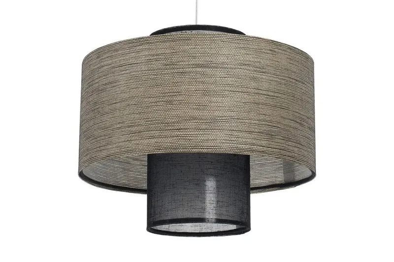 Suspension Luminaire | Twin (Noir/Beige)
