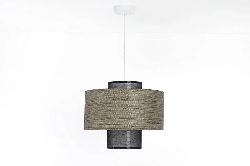 Suspension Luminaire | Twin (Noir/Beige)